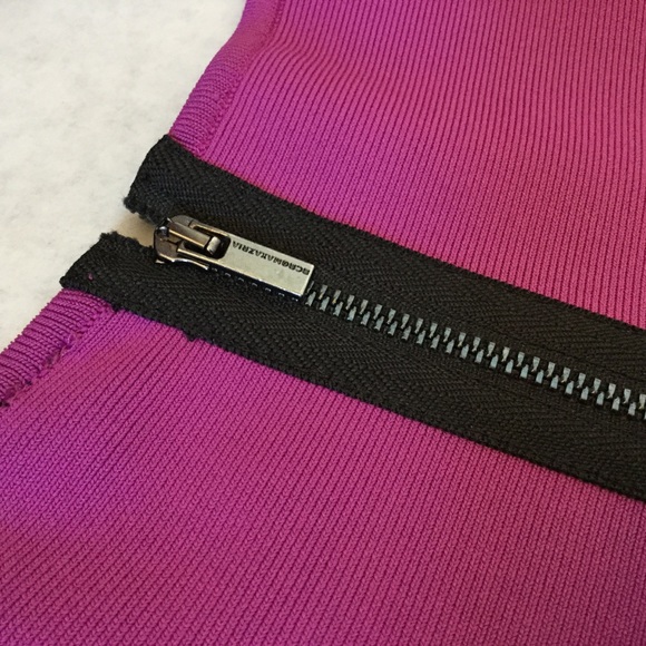 BCBGMaxAzria Finch Short Colorblock Bandage Dress - Picture 5 of 8